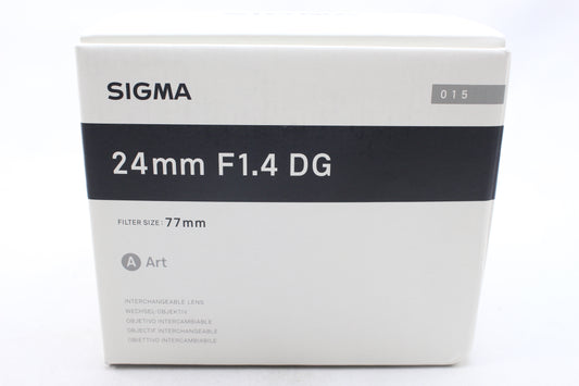 シグマ 24mm F1.4 DG HSM | Art (ニコンFマウント) ≪新品処分品≫