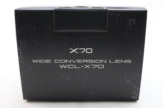 フジフィルム ワイドコンバージョンレンズ WCL-X70 (ブラック) ≪新品処分品≫