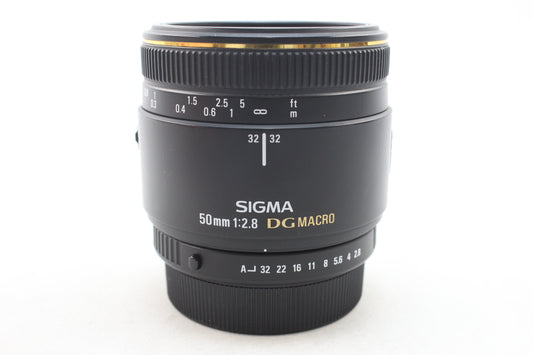 【中古(used)】シグマ MACRO 50mmF2.8 EX DG (ペンタックスKマウント)