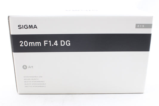 シグマ 20mm F1.4 DG HSM | Art (Lマウント) ≪新品処分品≫