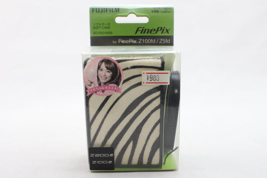 フジフィルム FinePix Zシリーズ用ソフトケース(ゼブラ)≪新品処分品≫