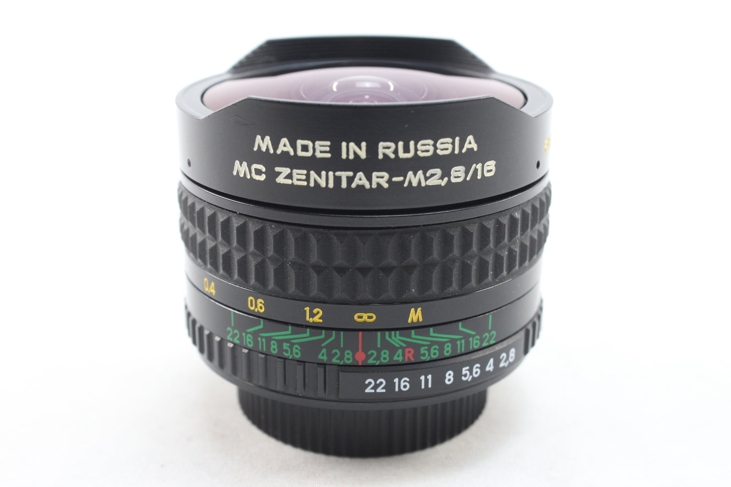 【中古(used)】ロシア製 MC ZENITAR-M 16mmF2.8 FISH-EYE (M42マウント)