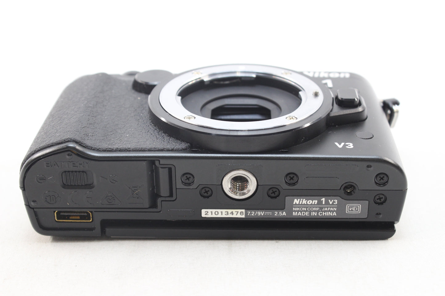 【中古(used)】ニコン Nikon 1 V3 + 電子ビューファインダーDF-N1000 + グリップGR-N1010
