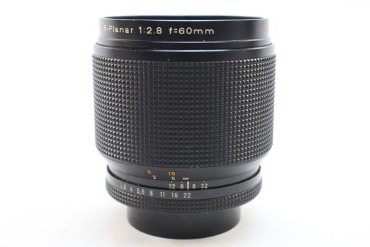 【中古(used)】コンタックス カールツァイス Sプラナー T* 60mmF2.8 AE (GERMANY)