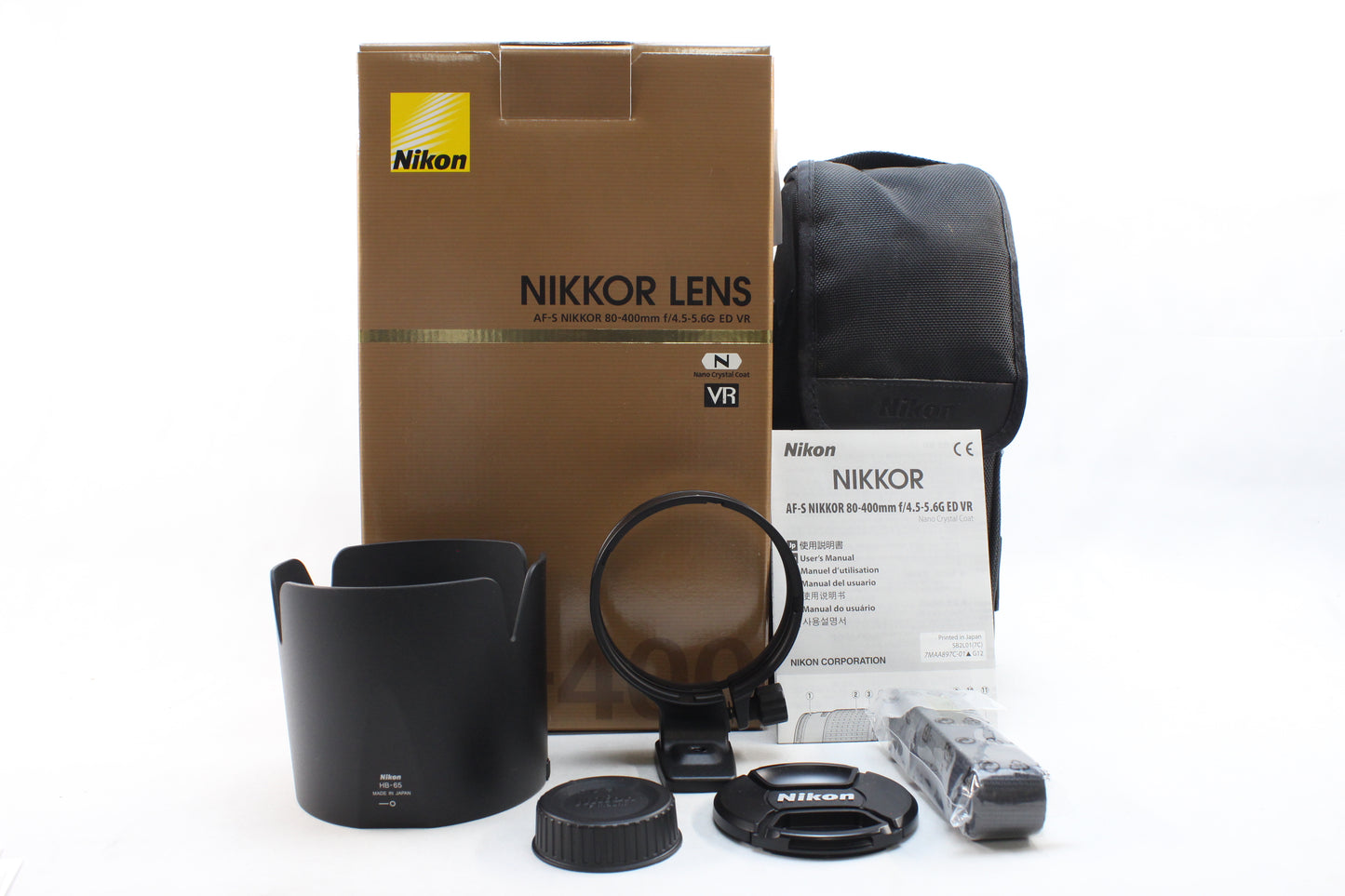 【中古(used)】ニコン AF-S 80-400mmF4.5-5.6G ED VR