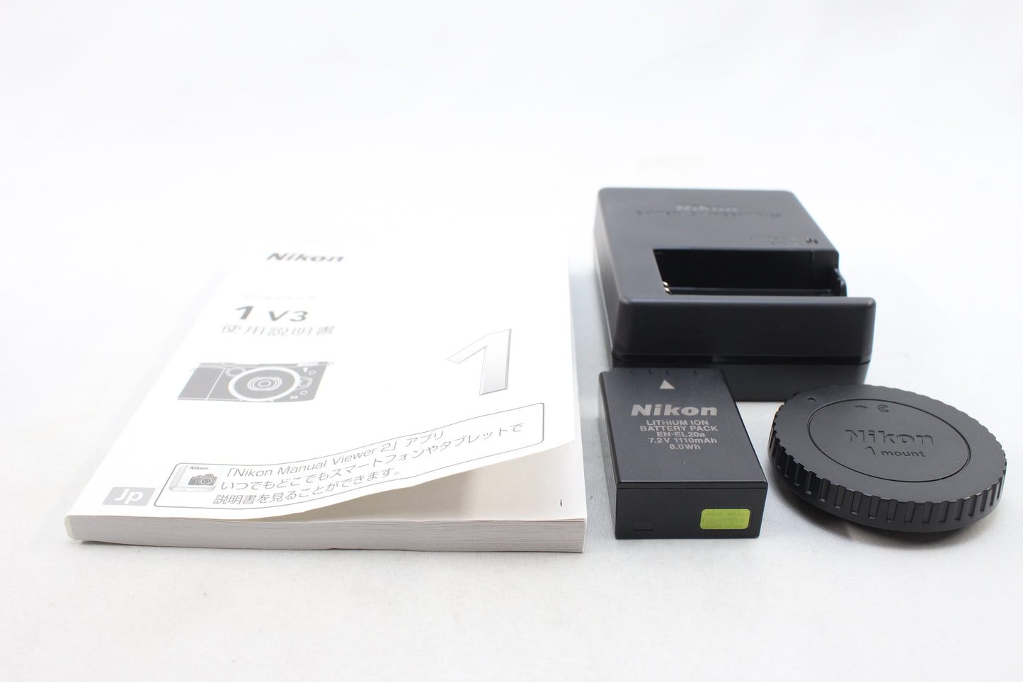 【中古(used)】ニコン Nikon 1 V3 + 電子ビューファインダーDF-N1000 + グリップGR-N1010