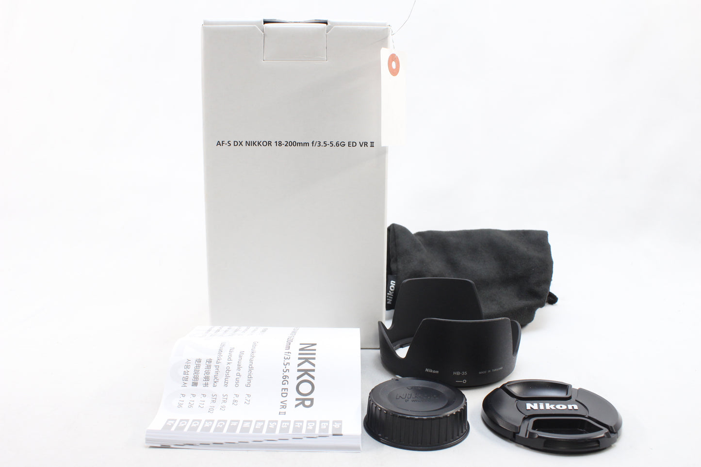 【中古(used)】ニコン AF-S DX 18-200mmF3.5-5.6G ED VRII