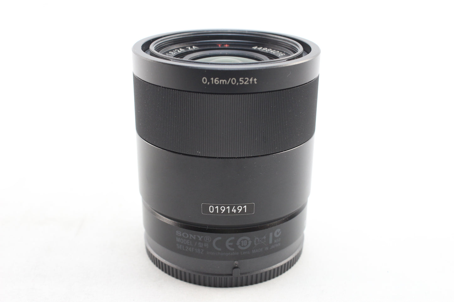 【中古(used)】ソニー Sonnar T* E 24mmF1.8 ZA