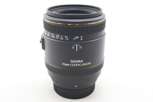 【中古(used)】シグマ MACRO 70mmF2.8 EX DG (ニコンFマウント)