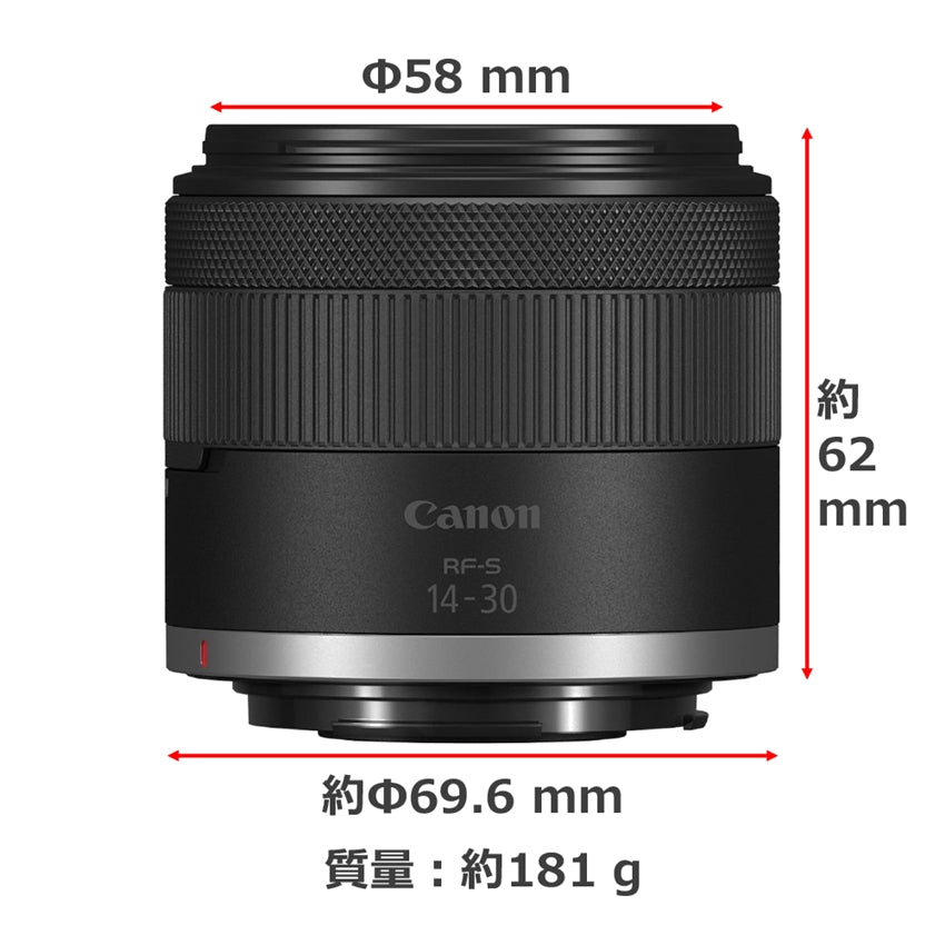 キヤノン RF-S 14-30mm F4-6.3 IS STM PZ