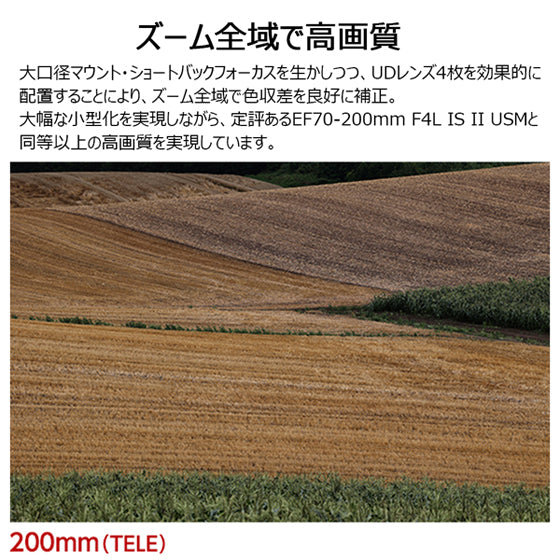 キヤノン RF 70-200mm F4 L IS USM