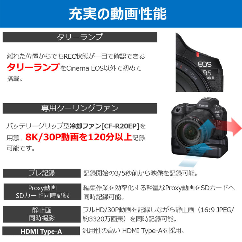キヤノン EOS R5 Mark II・RF24-105L IS USM レンズキット