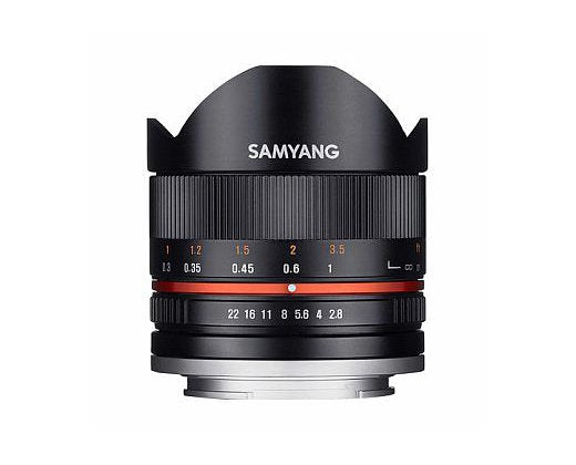 サムヤン 8mm F2.8 UMC Fish-eyeII (キヤノンM/ブラック)