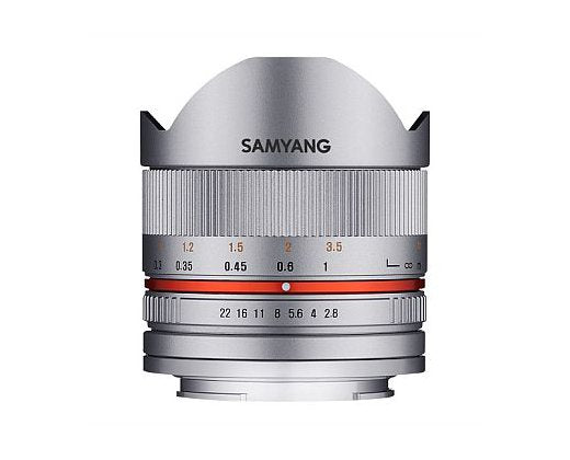 サムヤン 8mm F2.8 UMC Fish-eyeII (フジXマウント/シルバー)