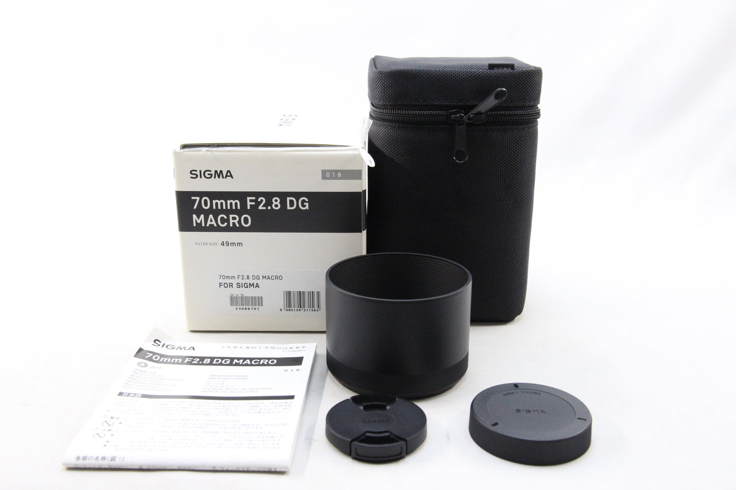 【中古(used)】SIGMA 70mm F2.8 DG MACRO SA-mount