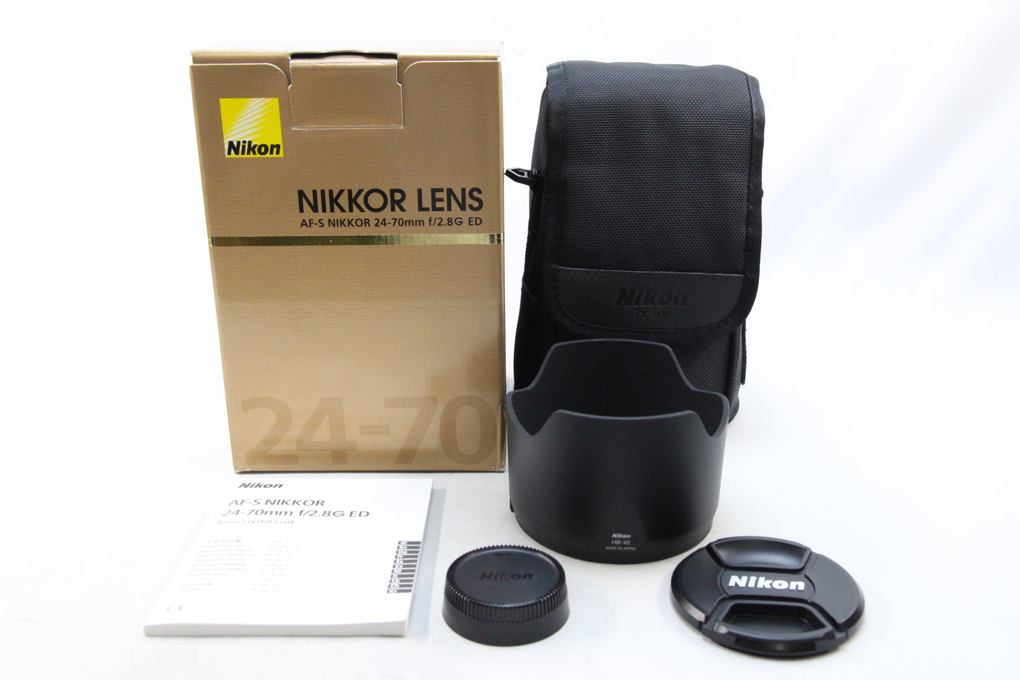 【中古(used)】AF-S NIKKOR 24-70mm F2.8 G ED