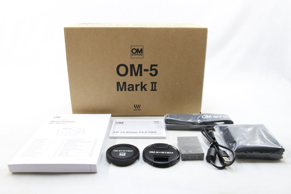 【中古(used)】OM SYSTEM OM-5 MarkⅡ + 12-45mm F4 PRO