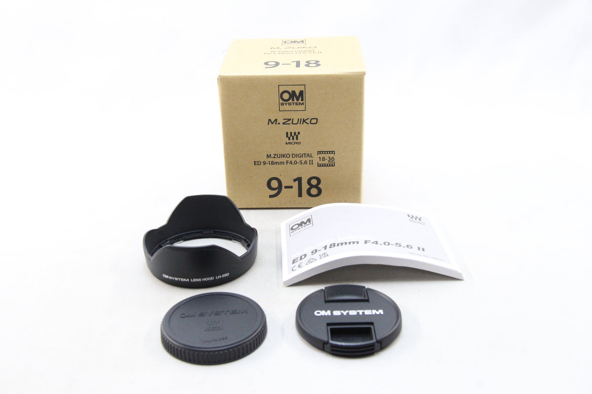 【中古(used)】OM SYSTEM M.ZUIKO DIGITAL 9-18mm F4-5.6Ⅱ ED MSC