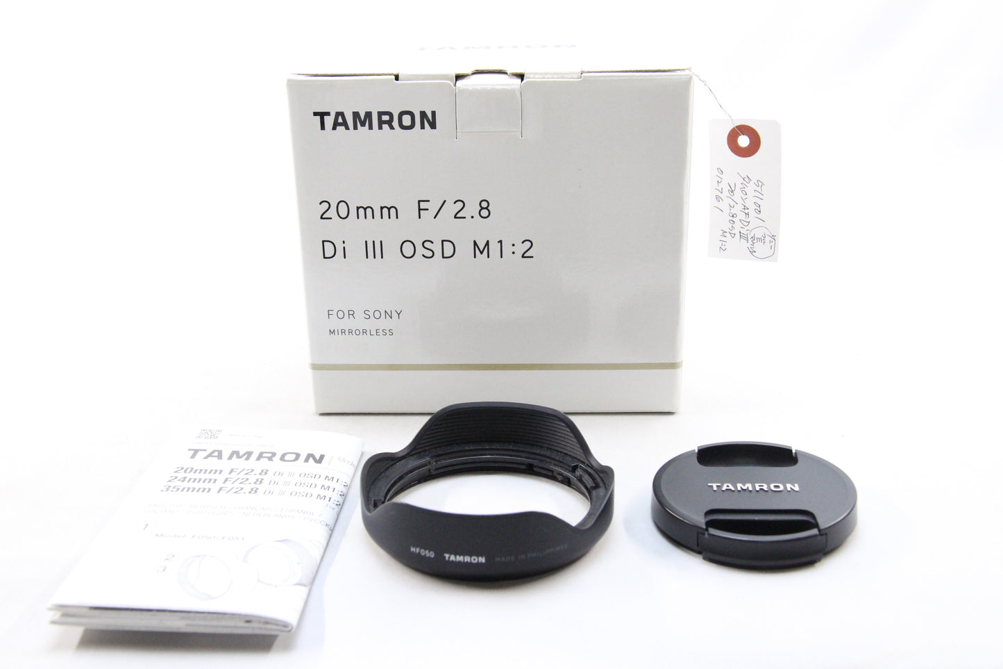 【中古(used)】TAMRON 20mm F2.8 Di Ⅲ OSD F050 SONY E