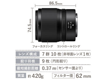 ニコン NIKKOR Z 50mm F1.4