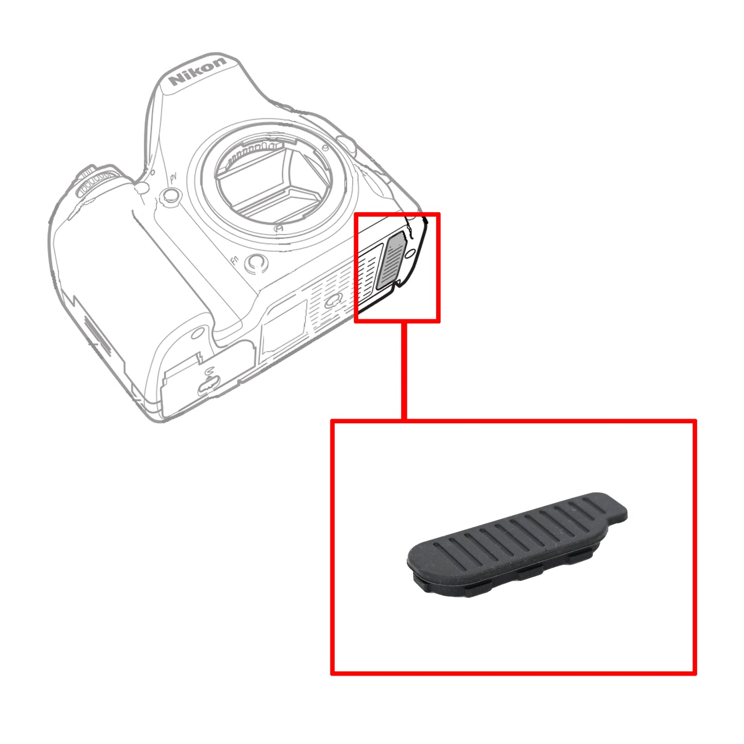 ニコン D750 MB-D16 接点カバー(RPF0295)