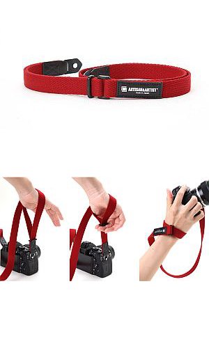 アルティザン&アーティスト カメラストラップ ACAM-108 RED (レッド)