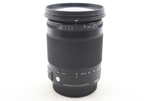 【中古(used)】シグマ 18-300mmF3.5-6.3 DC MACRO HSM | Contemporary (キヤノンEFマウント/APS-C)
