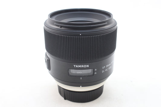 【中古(used)】タムロン SP 35mmF1.8 Di VC USD (ニコンFマウント) Model F012