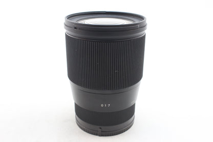 【中古(used)】シグマ 16mmF1.4 DC DN | Contemporary (ソニーＥマウント/APS-C)