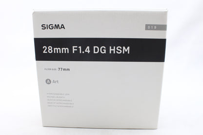 シグマ 28mm F1.4 DG HSM | Art (ソニーＥマウント) ≪新品処分品≫