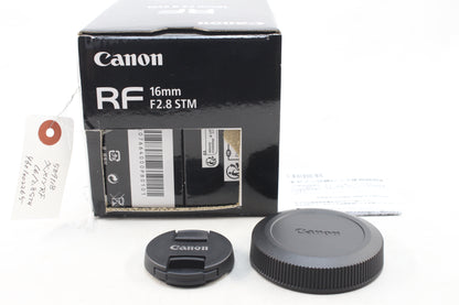 【中古(used)】キヤノン RF 16mmF2.8 STM