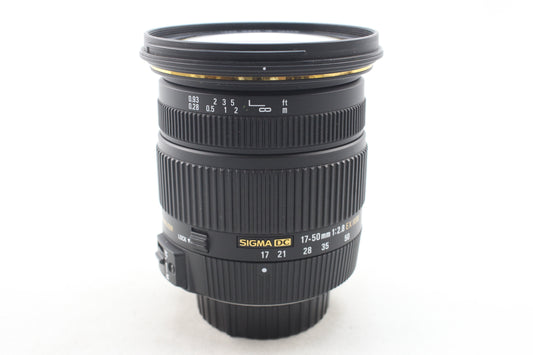 【中古(used)】シグマ 17-50mmF2.8 EX DC OS HSM (ニコンFマウント/APS-C)