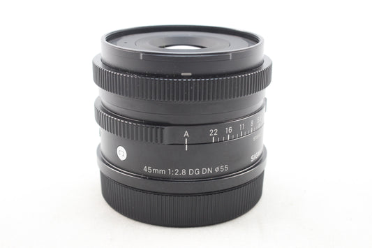 【中古(used)】シグマ 45mmF2.8 DG DN | Contemporary (Lマウント)