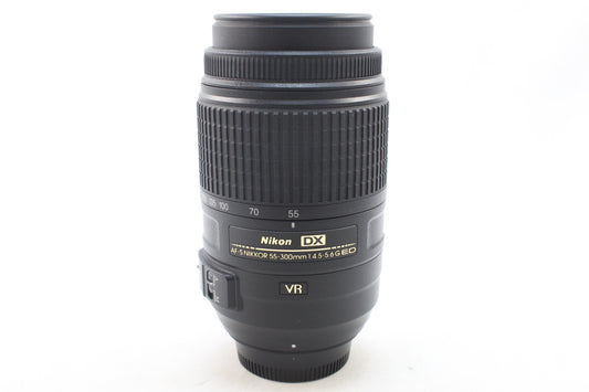 【中古(used)】ニコン AF-S DX 55-300mmF4.5-5.6G ED VR