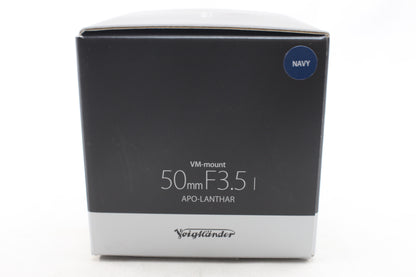 フォクトレンダー APO-LANTHAR 50mm F3.5 Limited VM (ネイビー) ≪新品処分品≫