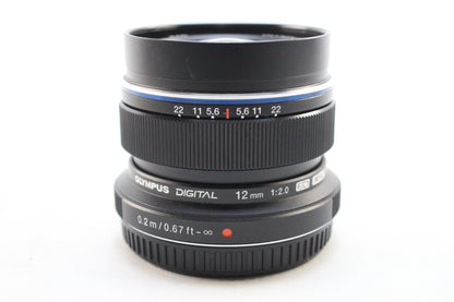 【中古(used)】オリンパス M.ZUIKO DIGITAL ED 12mmF2.0