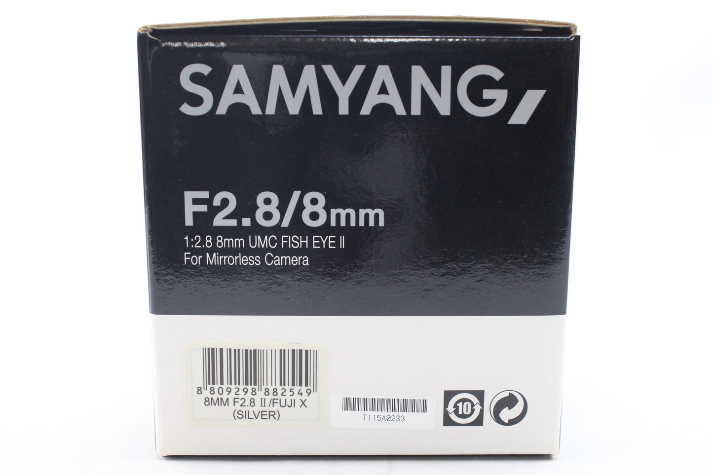 サムヤン 8mm F2.8 UMC Fish-eyeII (フジXマウント/シルバー) ≪新品処分品≫