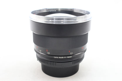 【中古(used)】コシナ Carl Zeiss Planar T＊ 85mmF1.4 ZF (ニコンAi-s)
