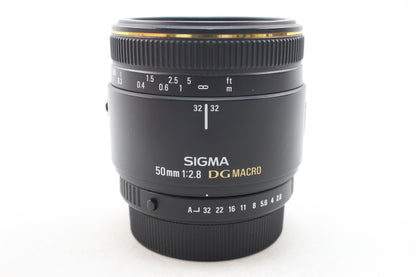 【中古(used)】シグマ MACRO 50mmF2.8 EX DG (ペンタックスKマウント)