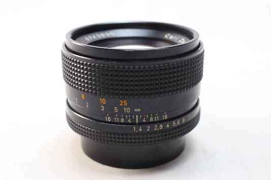 【中古(used)】コンタックス カールツァイス プラナー T＊ 50mmF1.4 AE