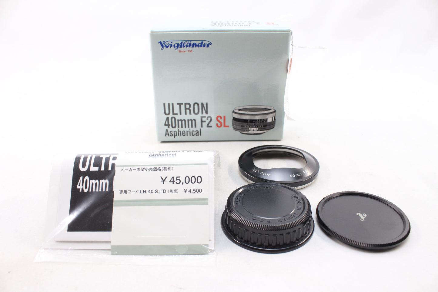 【中古(used)】フォクトレンダー ULTRON 40mmF2 SL Aspherical (ペンタックスKマウント)