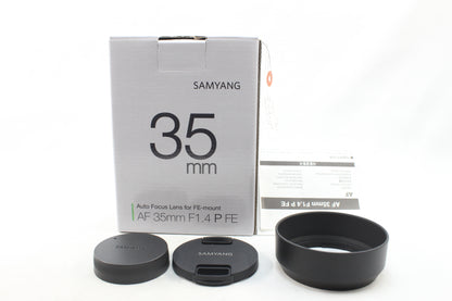 【中古(used)】サムヤン AF 35mmF1.4 P FE (ソニーEマウント)