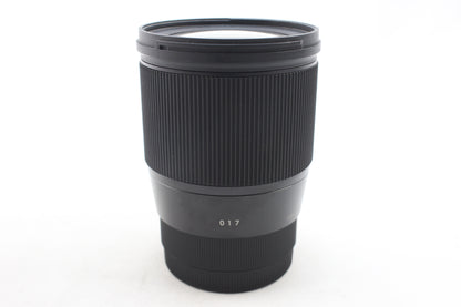 【中古(used)】シグマ 16mmF1.4 DC DN | Contemporary (ソニーＥマウント/APS-C)