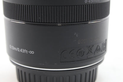 【中古(used)】キヤノン EF-S 35mmF2.8 マクロ IS STM