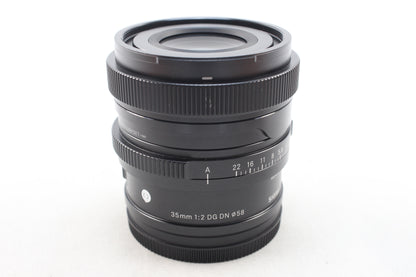 【中古(used)】シグマ 35mmF2 DG DN | Contemporary (Lマウント)