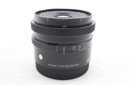 【中古(used)】シグマ 45mmF2.8 DG DN (ソニーＥマウント) Contemporary