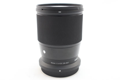 【中古(used)】シグマ 16mmF1.4 DC DN | Contemporary (ニコンZマウント/APS-C)