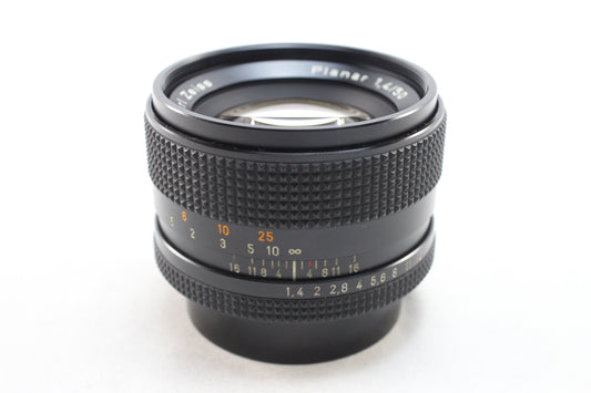 【中古(used)】コンタックス カールツァイス プラナー T＊ 50mmF1.4 AE