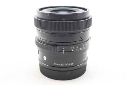 【中古(used)】シグマ 35mmF2 DG | Contemporary (Lマウント)