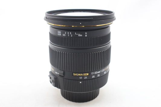 【中古(used)】シグマ 17-50mmF2.8 EX DC OS HSM (ニコンFマウント/APS-C)
